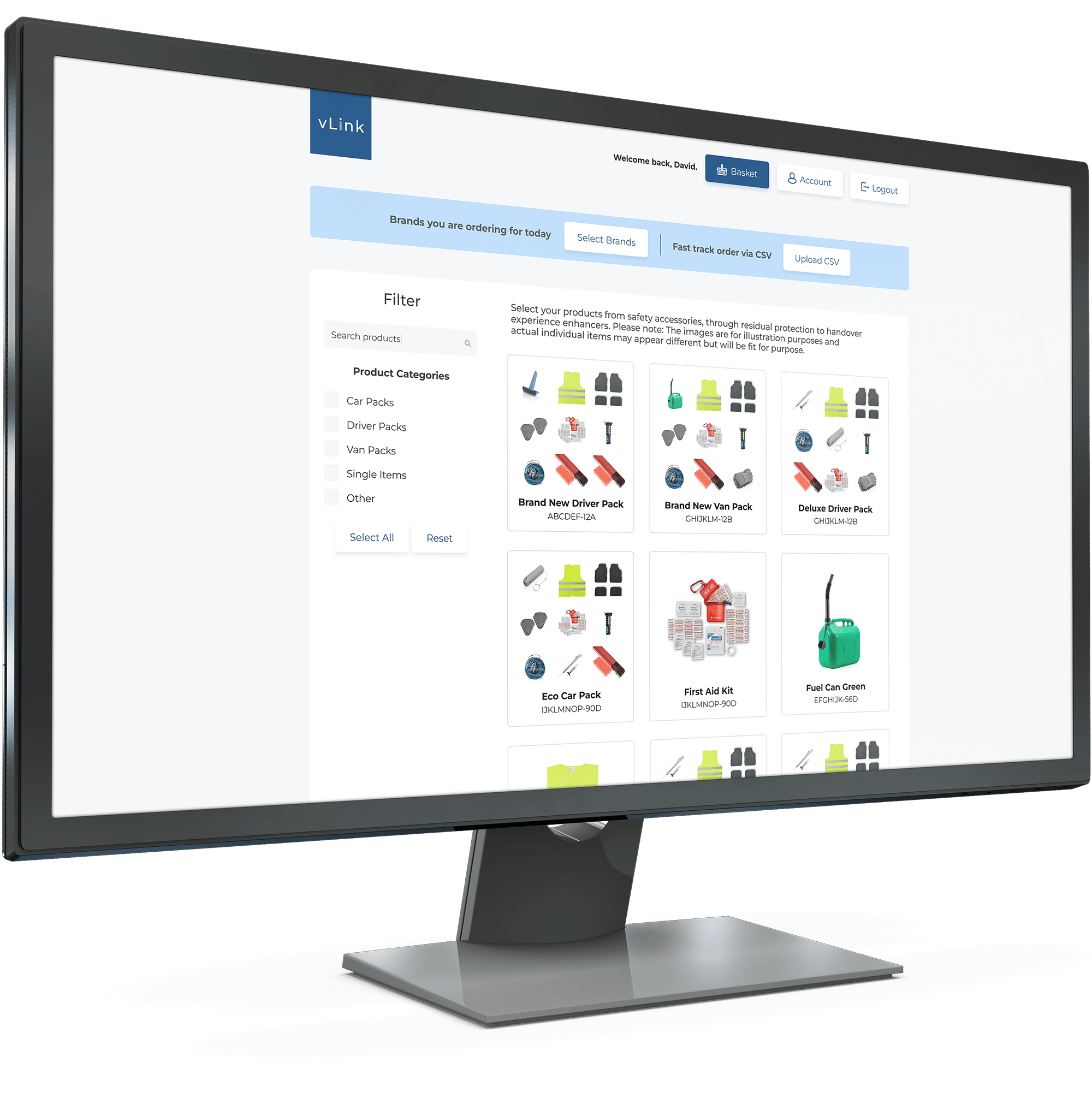 vLink Product Overview Mockup